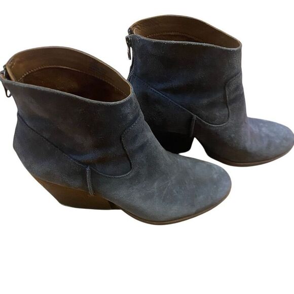 Kork-Ease Women’s Lapra Suede Western Booties – Size 10, Gray - Picture 4 of 8